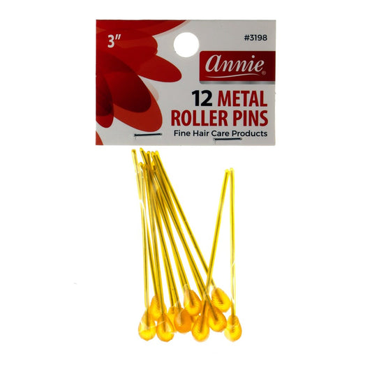 White Smoke ANNIE 12pcs Metal Roller Pins (3inch)