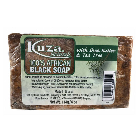 Light Slate Gray KUZA 100% African Black Soap (4oz)