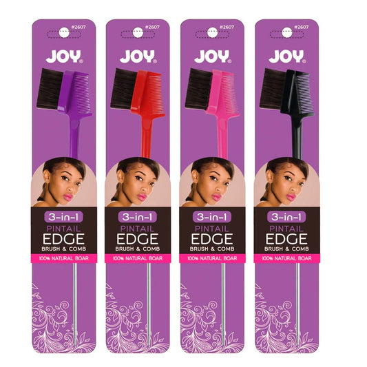 Slate Gray ANNIE Joy 3 in 1 Pintail Edge Brush &amp; Comb