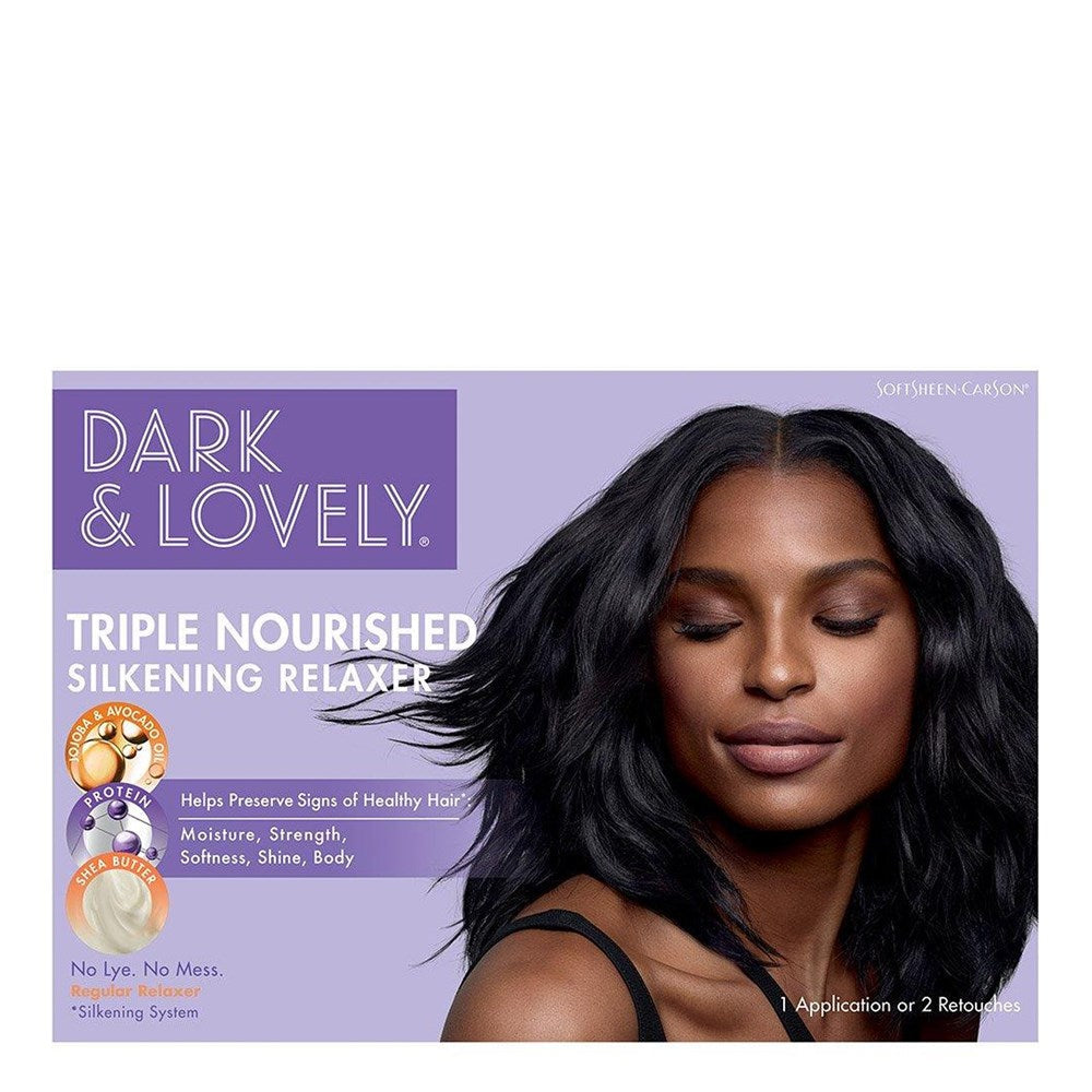 Light Steel Blue DARK &amp; LOVELY Relaxer Kit - Regular