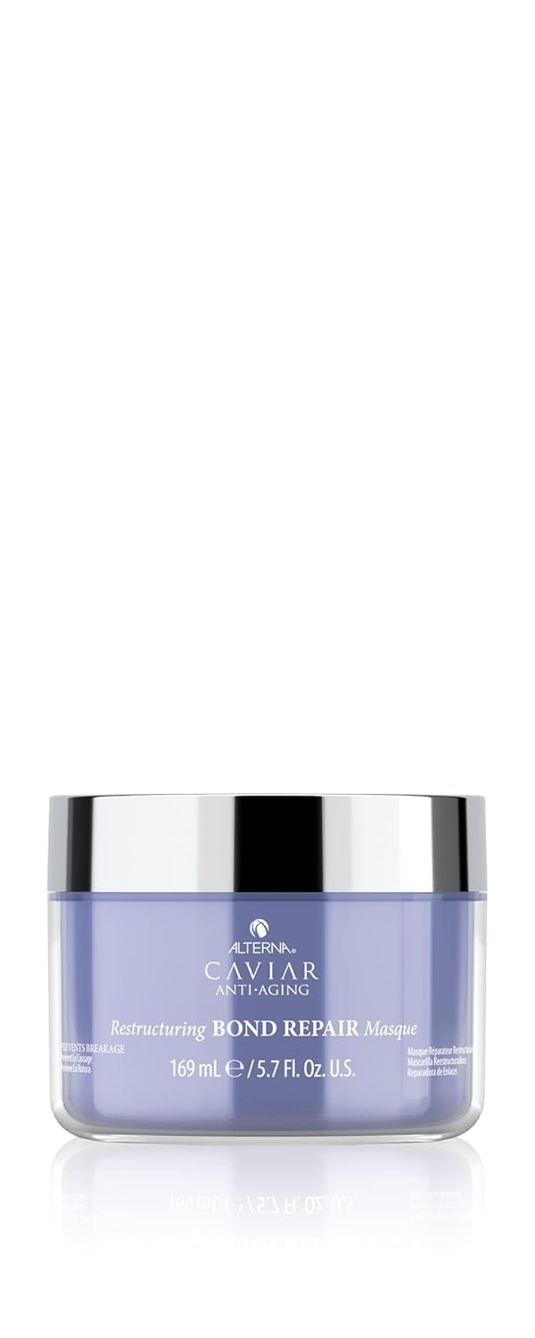 Light Steel Blue Alterna Caviar Anti-Aging Restructuring Bond Repair Masque, 5.7 Ounce | Strengthens & Protects Damaged Hair , 5.68 Fl Oz (Pack of 1)