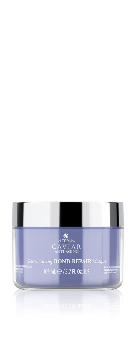 Light Steel Blue Alterna Caviar Anti-Aging Restructuring Bond Repair Masque, 5.7 Ounce | Strengthens & Protects Damaged Hair , 5.68 Fl Oz (Pack of 1)
