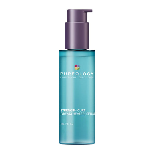 White Smoke Pureology Strength Cure Dream Healer Hair Serum - Lightweight Leave-In Treatment, Split End Hair Repair, Smoothing & Strengthening Heat Protectant, Vegan