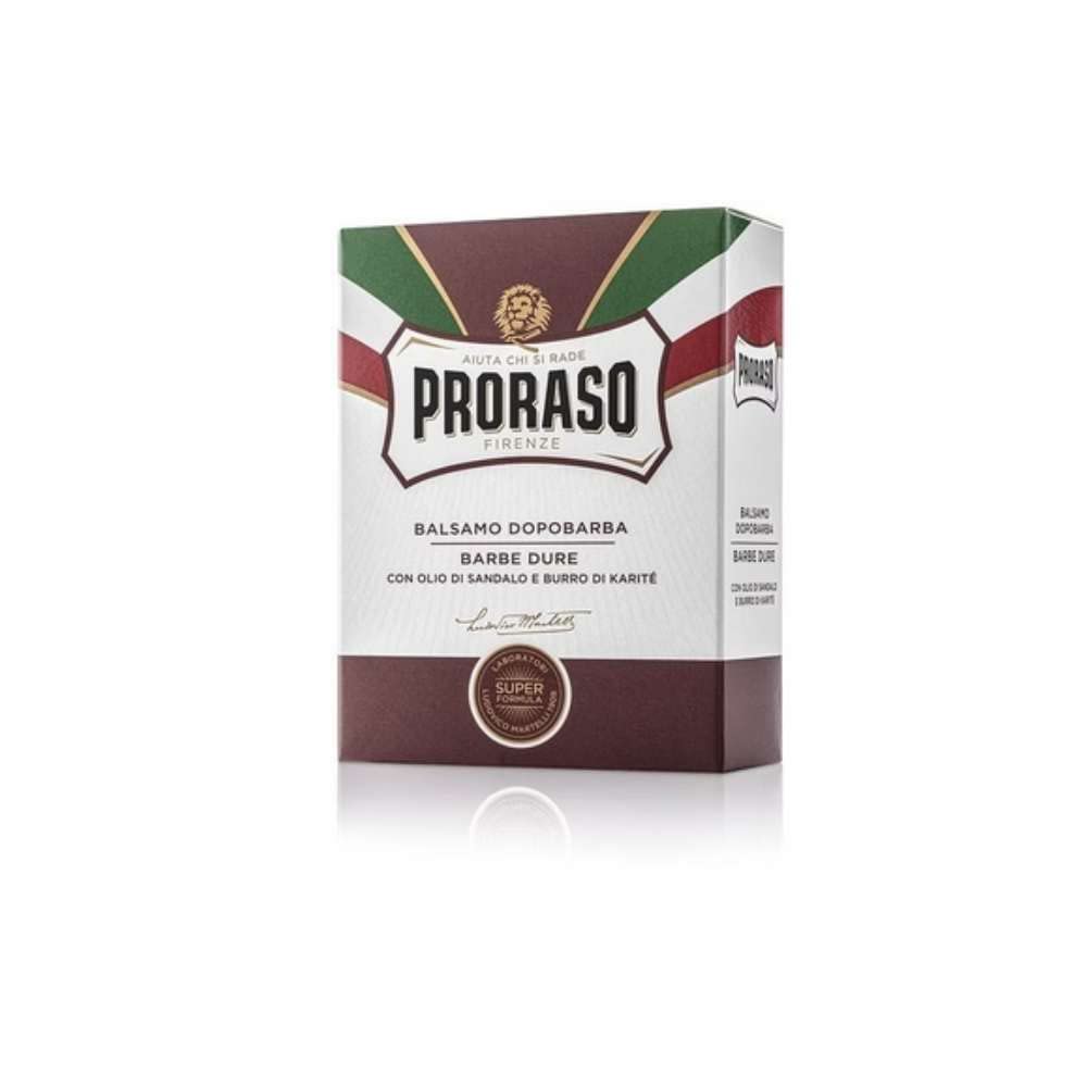 Light Gray Proraso After Shave Balm - Sandalwood Oil & Shea Butter