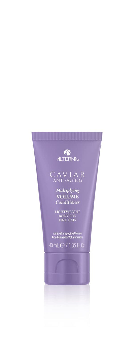 Dark Gray Alterna Haircare CAVIAR Anti-Aging Multiplying Volume Conditioner Travel Size 1.35 Fl Oz | For Fine, Limp or Thin Hair | Create Instant Volume and Thickness | Sulfate Free