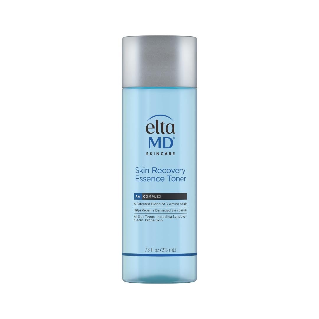 Light Blue EltaMD Skin Recovery Essence Hydrating Face Toner, Alcohol-Free, 7.3 oz