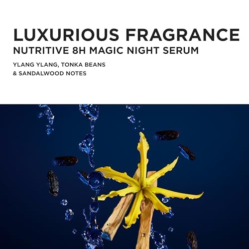 White Smoke Kerastase Nutritive 8H Magic Night Serum – For Dry Hair, Travel, 1.01 Fl Oz