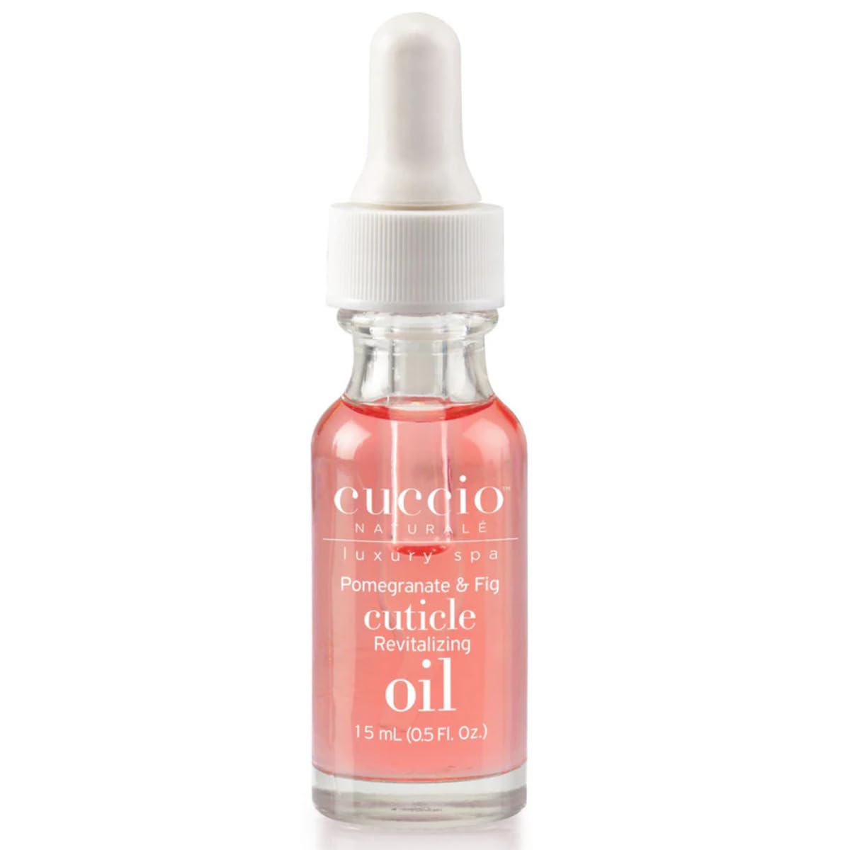 White Smoke Cuccio Pomegranate & Fig Cuticle Revitalizing Oil (0.5 oz, Pack of 2) – Hydrating Vitamin E Cuticle Treatment for Nourishing Nails & Skin