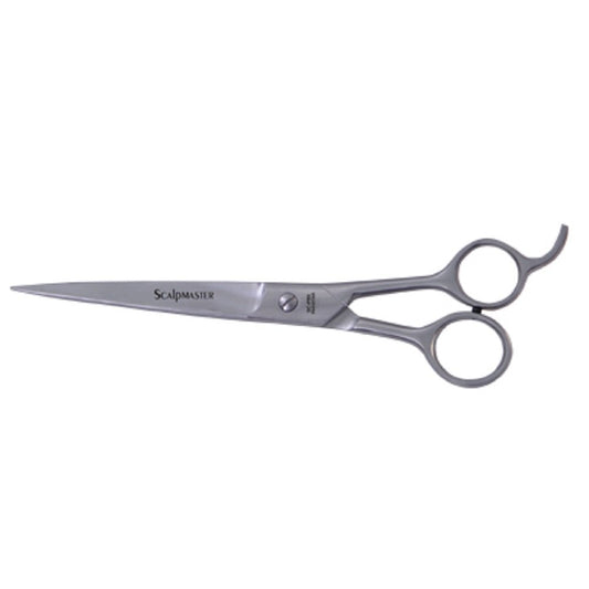 White Smoke Burmax Scalpmaster Barber Extra Long Ice-Tempered Shear, 8.5 Inch