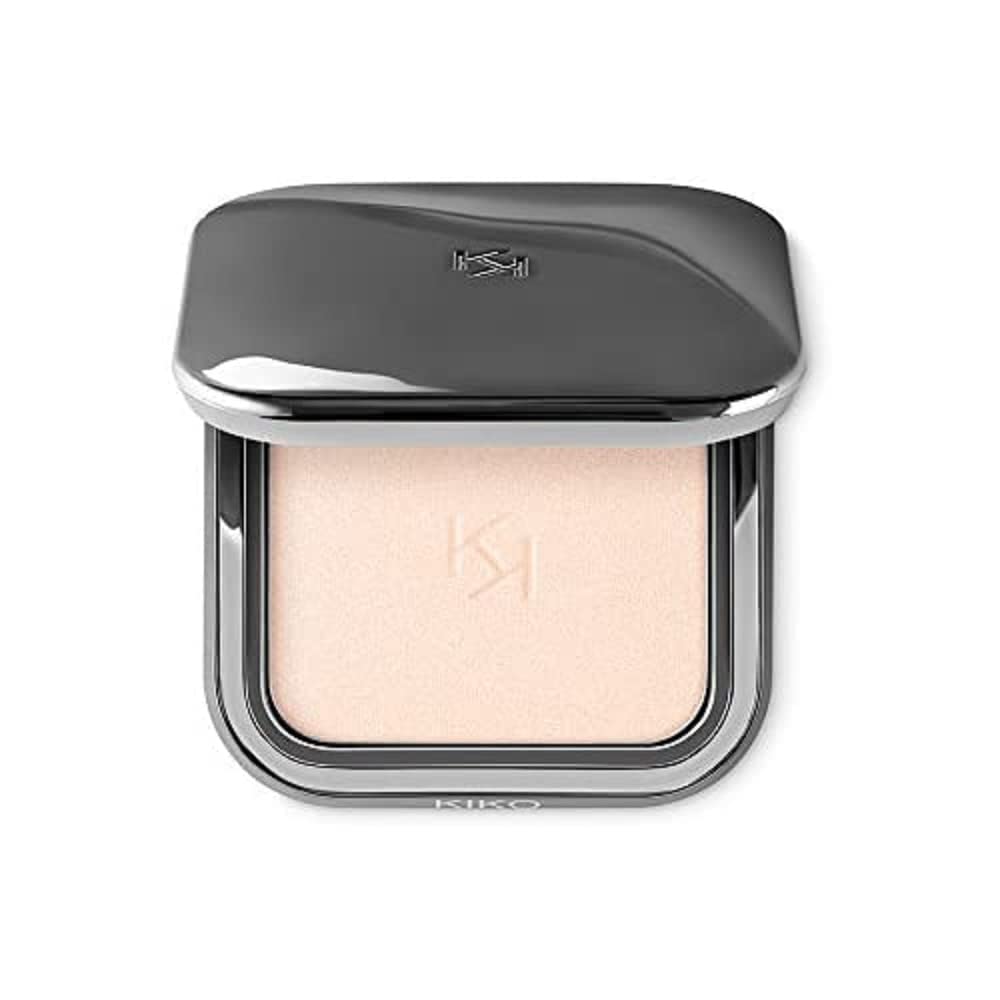 Antique White KIKO Milano Glow Fusion Powder Highlighter 01 Brilliant Champagne