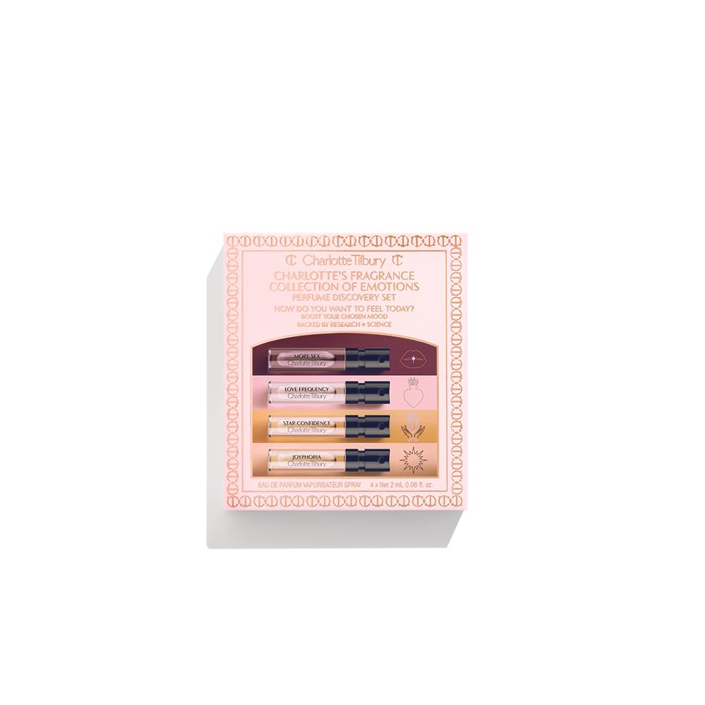 Misty Rose Charlotte Tilbury Perfume Discovery Set - 4 Trial Minis (2ml), Travel Set