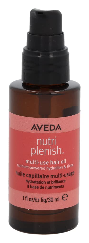 White Smoke AVEDA Nutriplenish Multi-Use Hair Oil | Pre-Shampoo Treatment, Styling, Overnight Oil, Leave-In Treatment | Hydrating Hair Oil | 100% Naturally Derived*, 1 Fl Oz