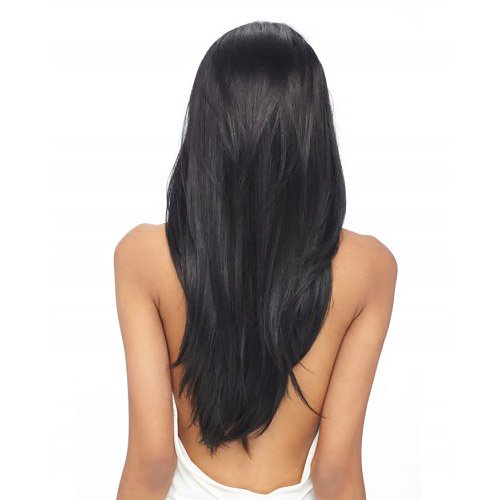 White Smoke 2-PACK DEALS! Human Hair Weave OUTRE Premium Collection New Yaki (14", 1B)