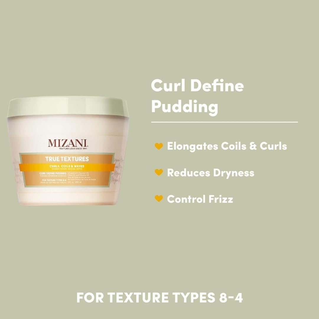 Gray Mizani True Textures Curl Define Pudding – For Curly Hair
