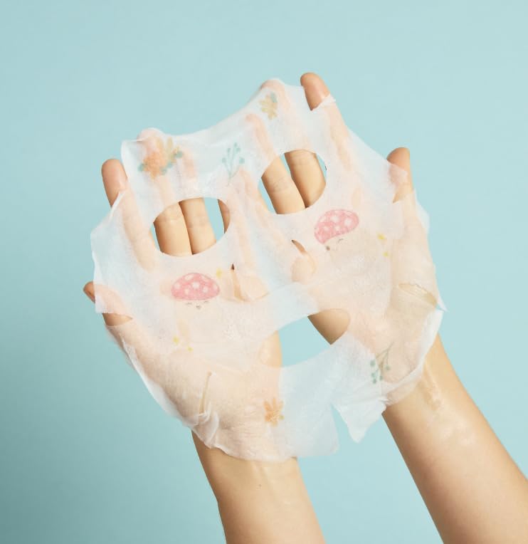 Light Blue TONYMOLY x Squishmallows Easter Basket Stuffer Facial Hydrating Sheet Mask Set