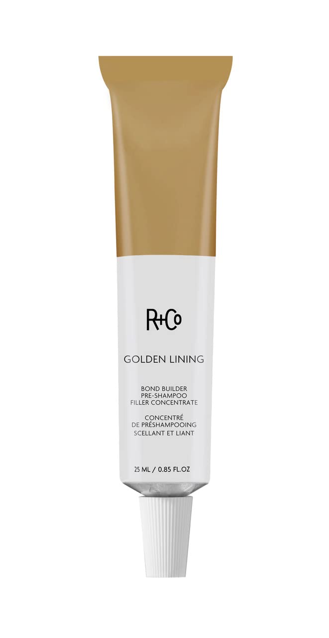 White Smoke R+Co Golden Lining Pre-Shampoo Filler Concentrate