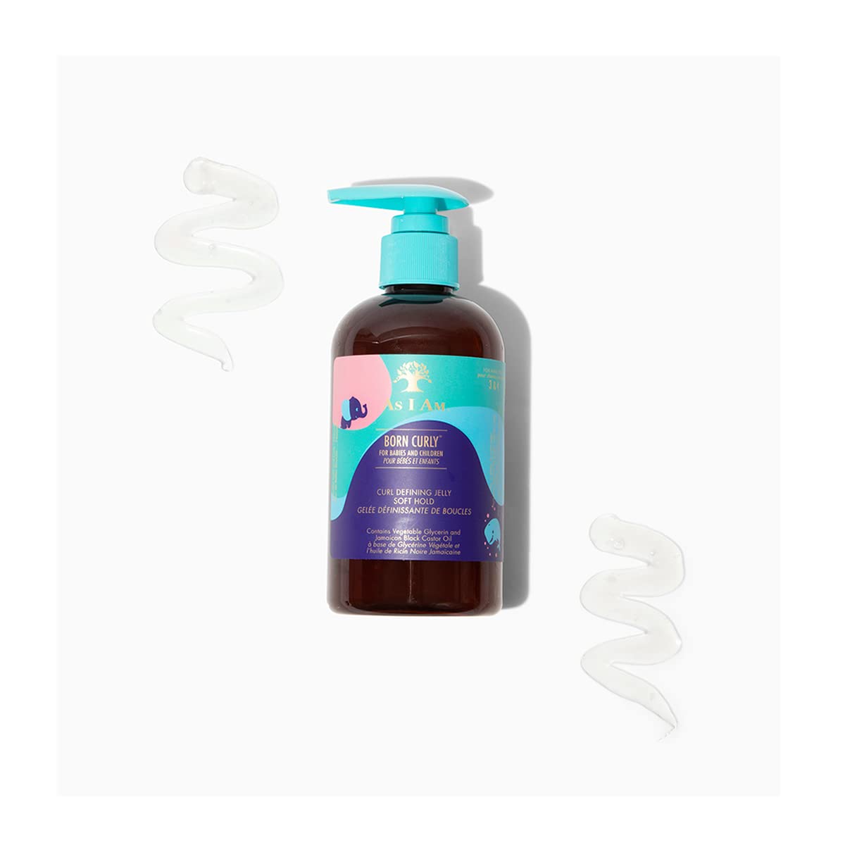 White Smoke As I Am Born Curly Avocado Shea Cowash 8oz