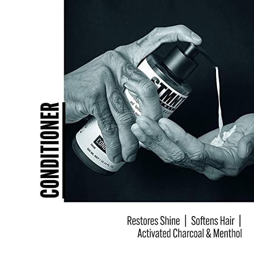 White Smoke STMNT Grooming Goods Shampoo | SLS/SLES Sulfates Free | Activated Charcoal & Menthol | Removes Build Up | All Hair Types