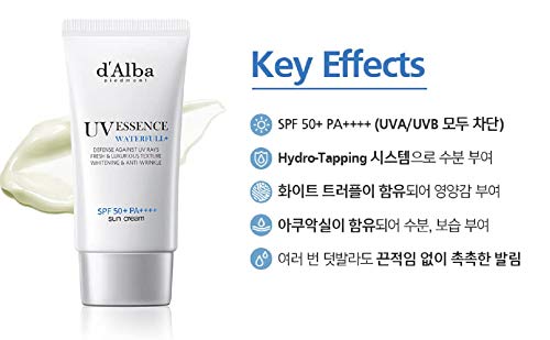 White Smoke d'Alba Piedmont [ORIGINAL] UV Essence Sunscreen for Face SPF 50+ Face Moisturizer Ultra Violet Protection White Truffle Sun Cream Hydrate Skin and Decrease Wrinkles