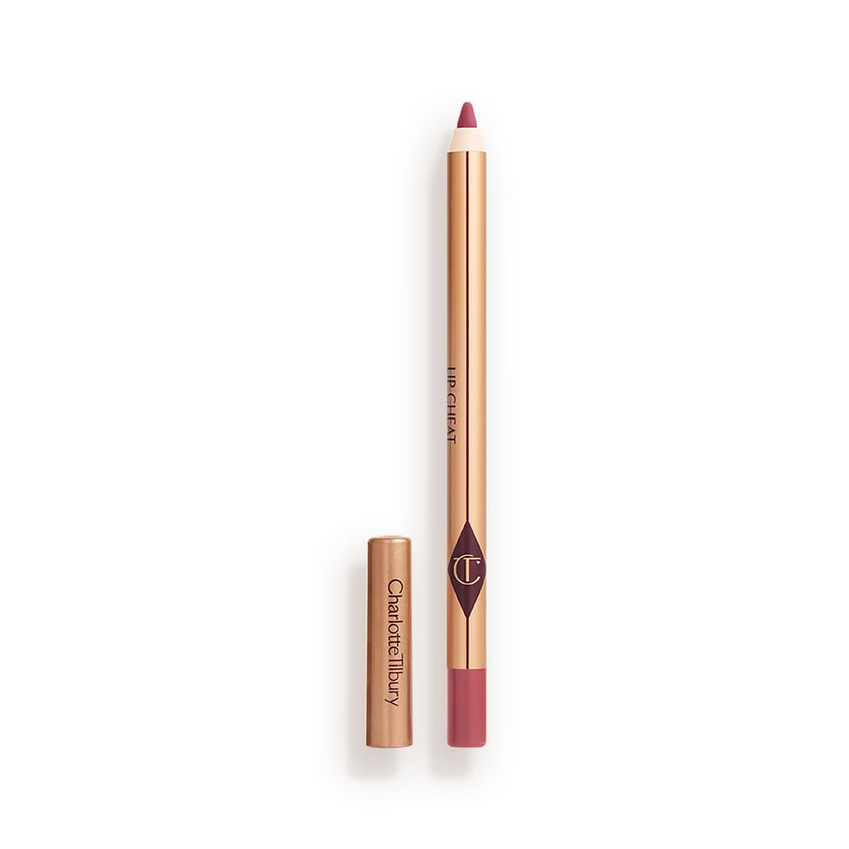 White Smoke Charlotte Tilbury Lip Cheat Lip Liner Pencil - Gives Lips a Fuller-Looking, Defined Pout - Enriched with Jojoba Oil & Hyaluronic Acid - Waterproof, Smudge-Proof & Transfer-Proof