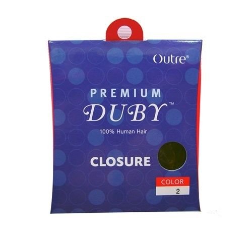Dark Slate Blue Duby Collection Closure 5" - Color C4/30 - Human Closure