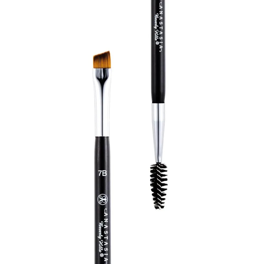 White Smoke Anastasia Beverly Hills - Brush 7B - Dual-Ended Angled Brow Detail Brush