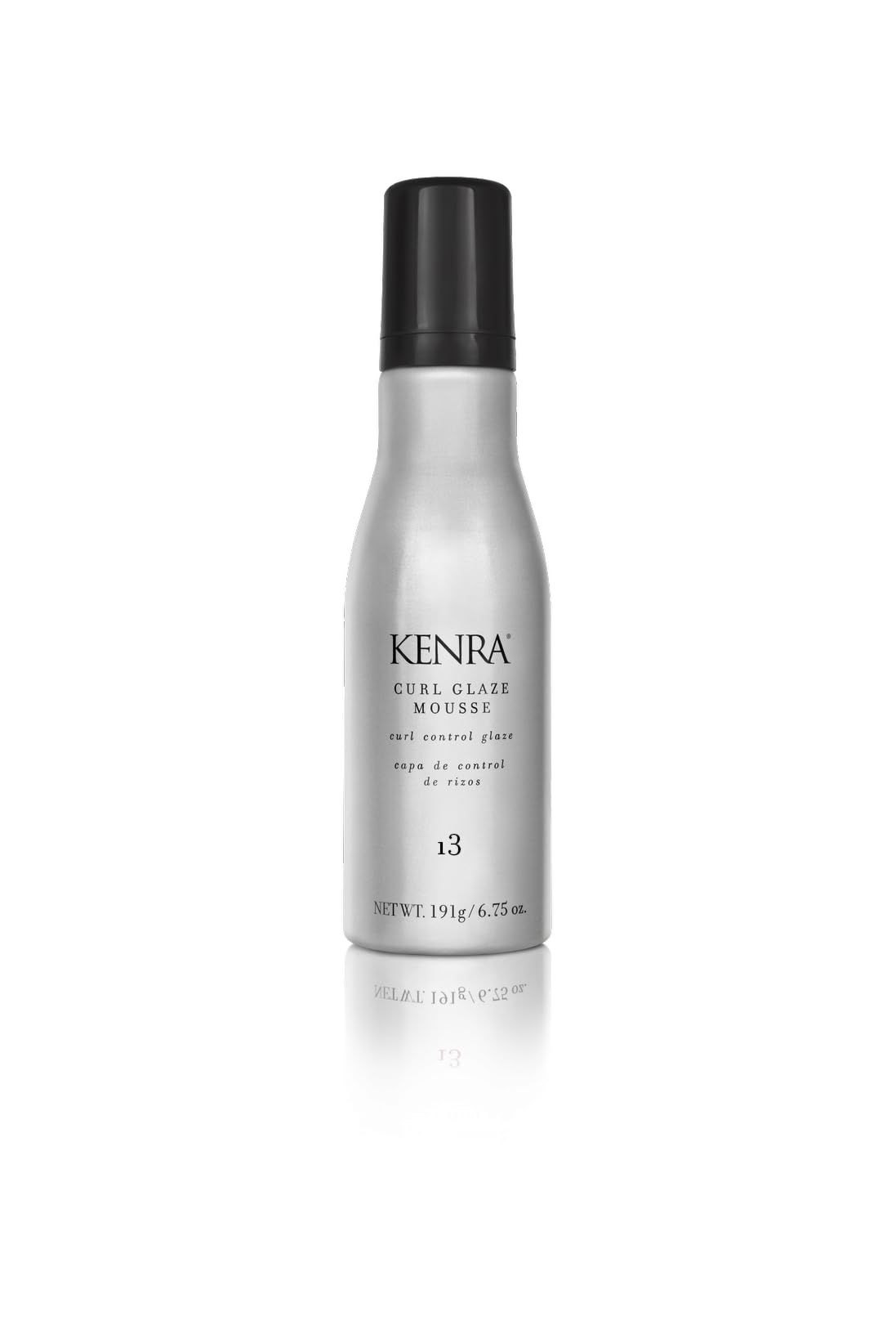 Light Gray Kenra Professional Curl Glaze Mousse 13 | Curl Control Glaze | Provides Frizz Control & Humidity Resistance | All Hair Types