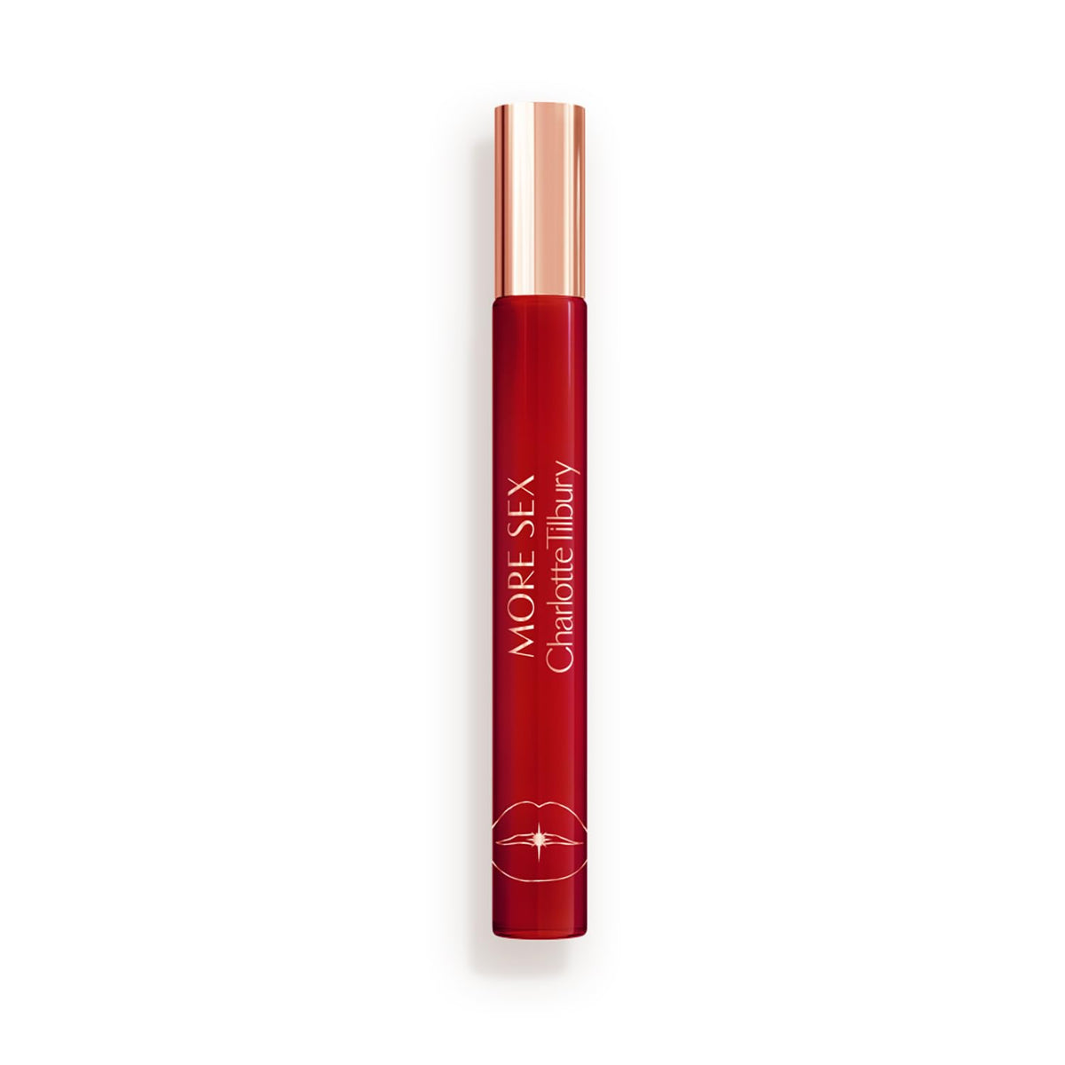 Dark Red Charlotte Tilbury More Sex Eau De Parfum - Pheromone Enhancing Sandalwood Perfume with Naturally-Derived Oils - Long-Lasting Scent with Notes of Black Pepper, Velvety Musk & Ambery Wood