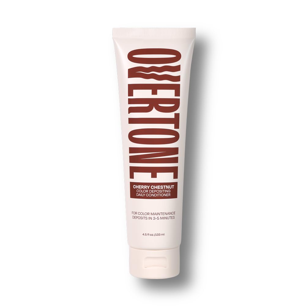 White Smoke OVERTONE® Semi-Permanent Color Depositing Conditioner, Cherry Chestnut