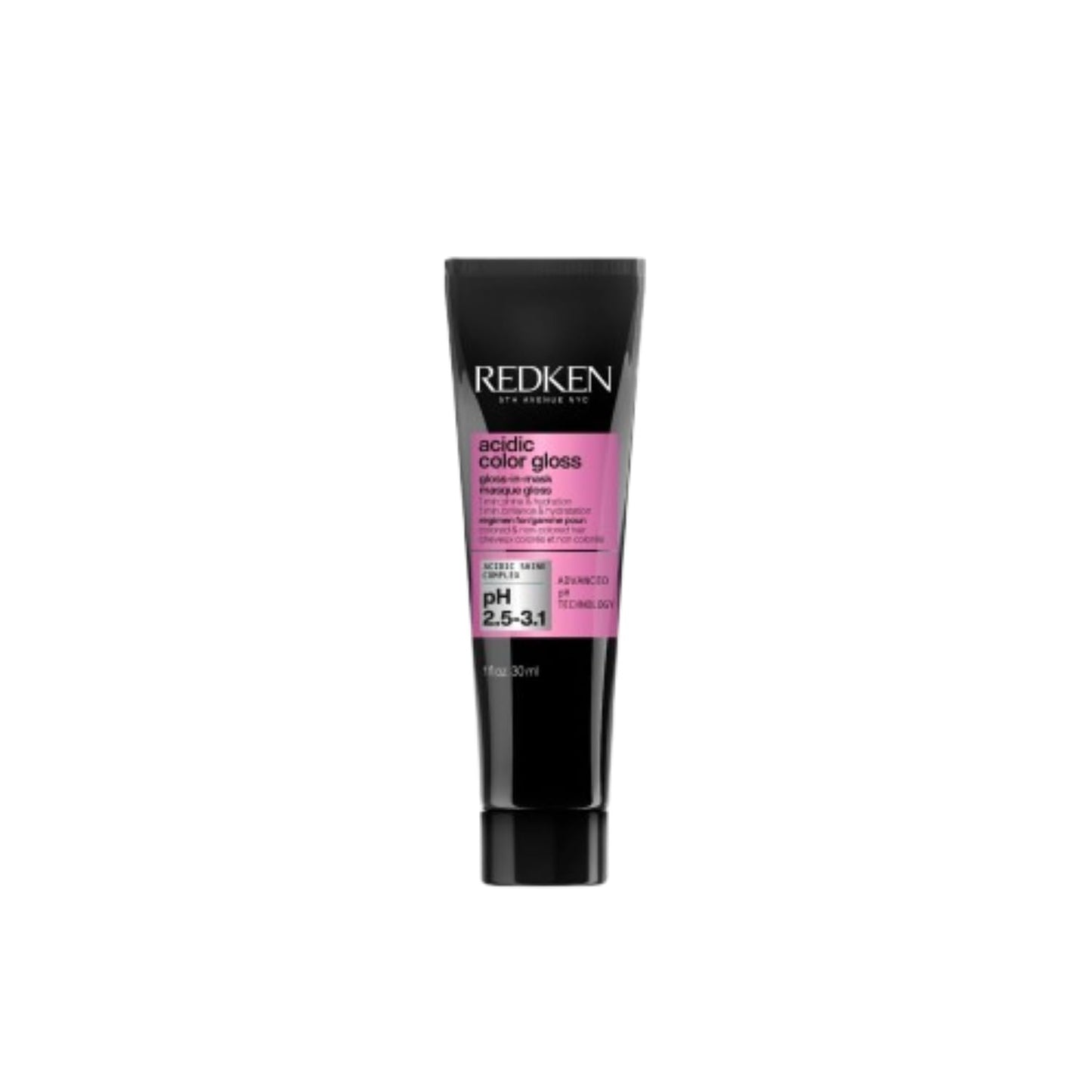 White Smoke Redken Acidic Color Gloss Gloss-in-Mask - 1-Minute High Shine Hair Treatment & Deep Hydration, Silicone-Free Mask for Dull or Color-Treated Hair, 1 Fl Oz