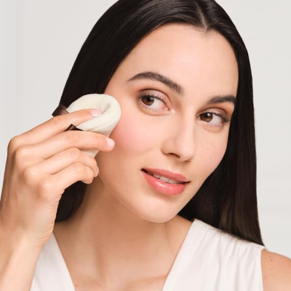 Light Gray Laura Mercier Velour Powder Puff