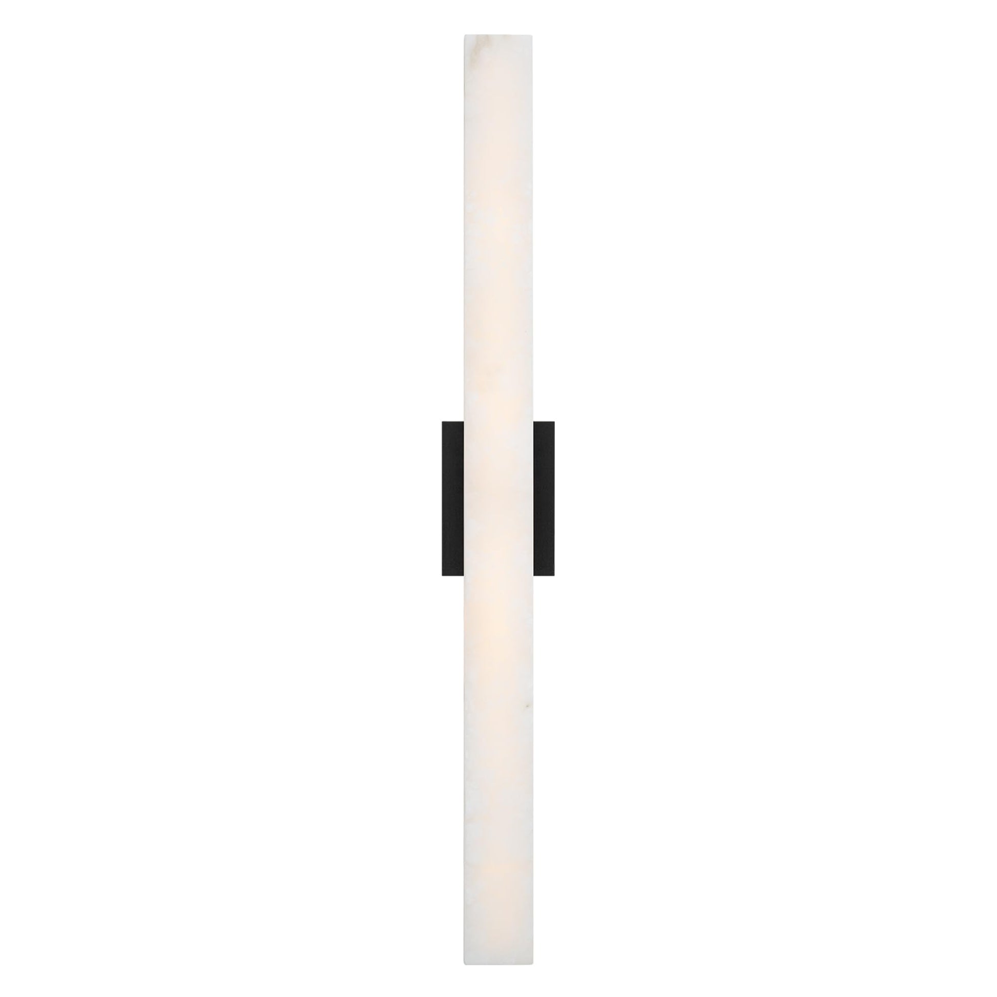 White Smoke Modern Forms Lanza 34in LED Bath Vanity & Wall Light 3000K in Black
