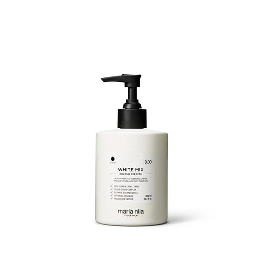 White Smoke Maria Nila Color Refresh, White Mix 10.1 Fl Oz, Non-pigment Hair Mask, Brings out Pastel Colors when mixed, 100% Vegan & Sulfate/Paraben free