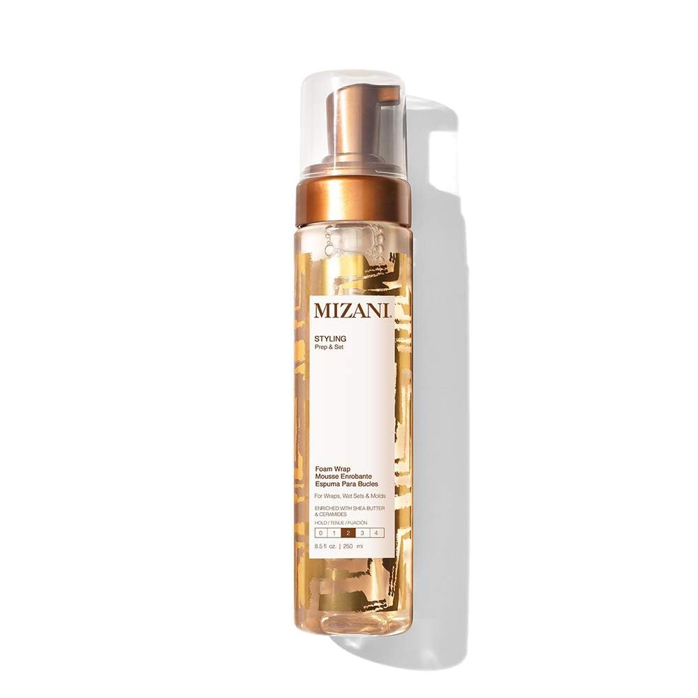 Gray Mizani Foam Wrap Curly Hair Styling Foam Mousse - For Curly Hair