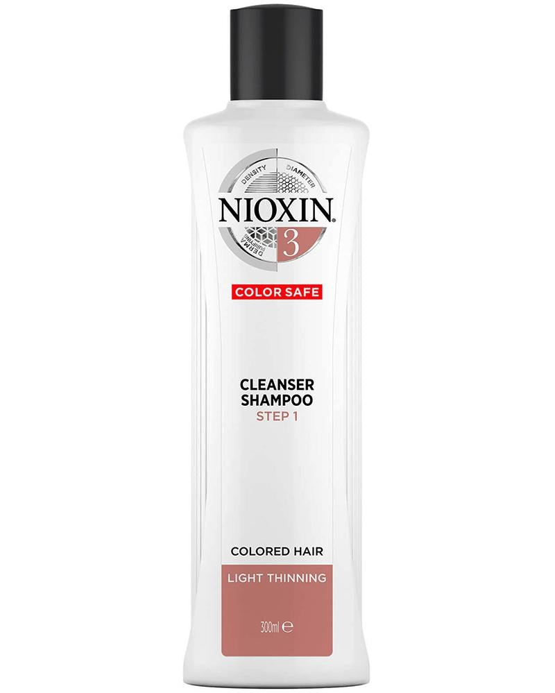 White Smoke NIOXIN System 3 Cleanser Shampoo (300ml/10.1oz)