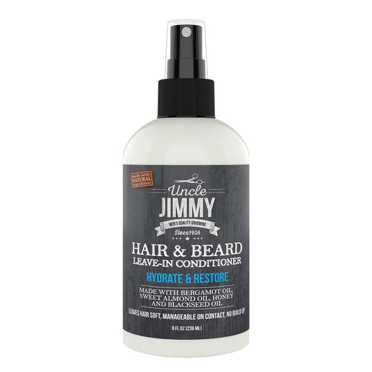 White Smoke UNCLE JIMMY Hair &amp; Beard Leave-In Conditioner (8oz)
