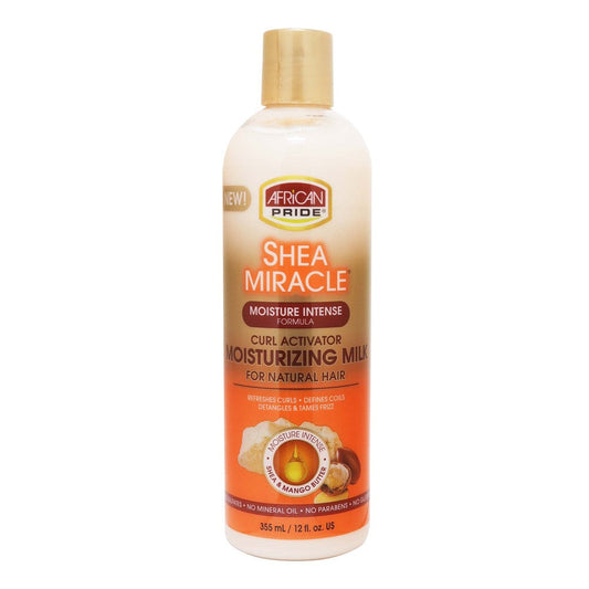 White Smoke AFRICAN PRIDE Shea Miracle Silky Curls Hair Moisturizer (12oz)