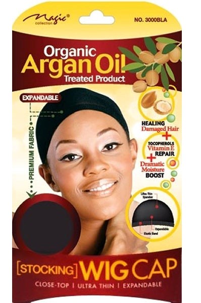 Seashell MAGIC COLLECTION Stocking Wig Cap 2pcs with Argan Oil Treated
