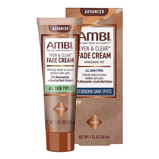 White Smoke AMBI Even &amp; Clear Advanced Fade Cream Hydroquinone-Free (1oz)