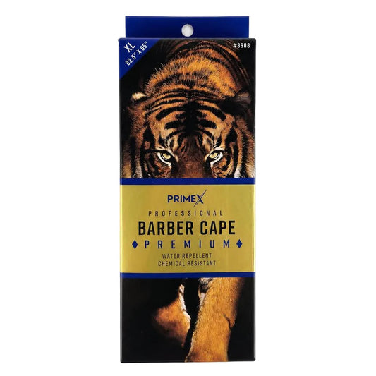 Black ANNIE PrimeX Premium Barber Cape - Tiger