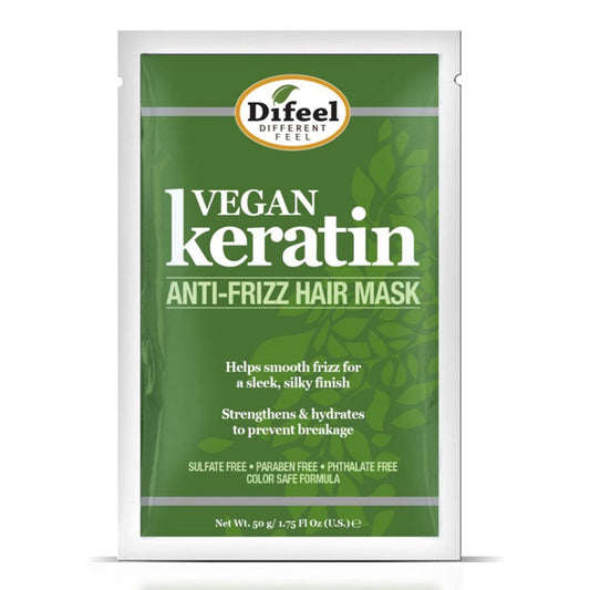 White Smoke Difeel(Sunflower)  Vegan Keratin Anti-Frizz Hair Mask Packet (1.75oz)