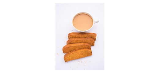 White Smoke Meerut Chaitime Eggless Suji Rusks|Milk Toast/Rusk/Toast/Premium Long Rusk/cake rusk/Toast-400g(400g*1Pac)