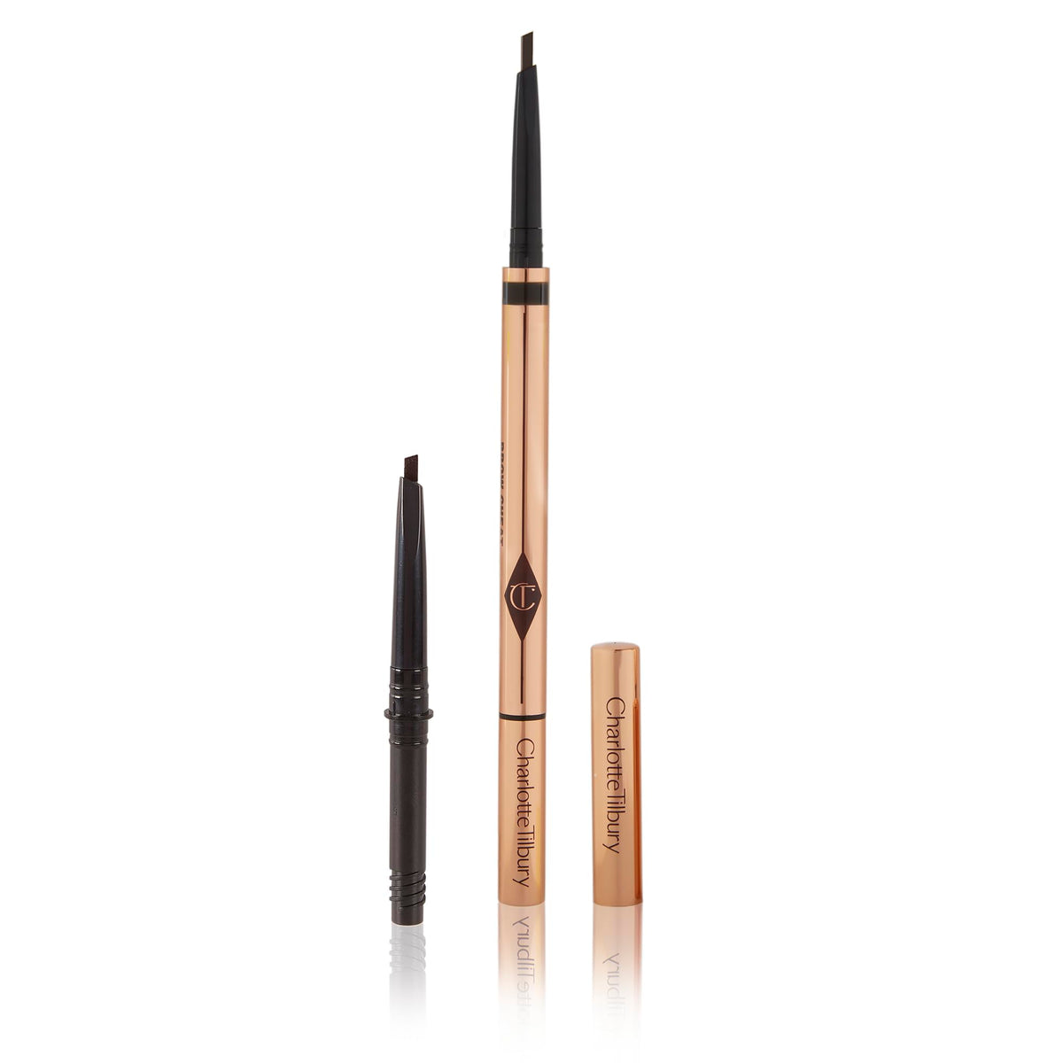 White Smoke Charlotte Tilbury Brow Cheat Eyebrow Pencil - Refillable, Micro-Precision