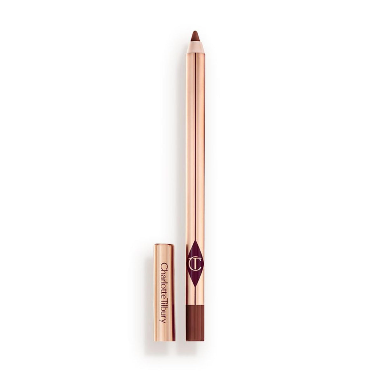 White Smoke Charlotte Tilbury Lip Cheat Lip Liner Pencil - Gives Lips a Fuller-Looking, Defined Pout - Enriched with Jojoba Oil & Hyaluronic Acid - Waterproof, Smudge-Proof & Transfer-Proof