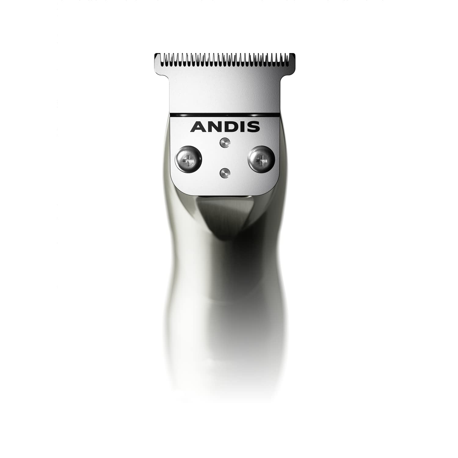 White Smoke Andis 32810 Slimline Pro Cord/Cordless Beard Trimmer, Lithium Ion T-Blade Trimmer, Close Cutting T-Blade Zero Gapped, Chrome