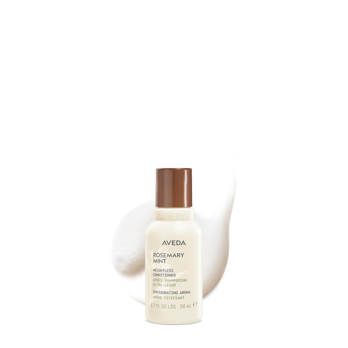 White Smoke AVEDA Rosemary Mint Weightless Conditioner | Lightweight Daily Conditioner | Adds Body & Shine| For Normal to Oily Hair, Fine to Medium Hair | Invigorating Aroma | 97% Naturally Derived*, 1.7 Fl Oz