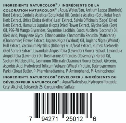 White Smoke Naturcolor 4M Pomegranate Chestnut Permanent Hair Color, Ammonia-Free, Natural-looking, Herbal-based Dark Mahogany Red-Brown Dye Kit, Up To 100% Gray Coverage, Vegan, Cruelty-free, Odor-free, 4 fl oz
