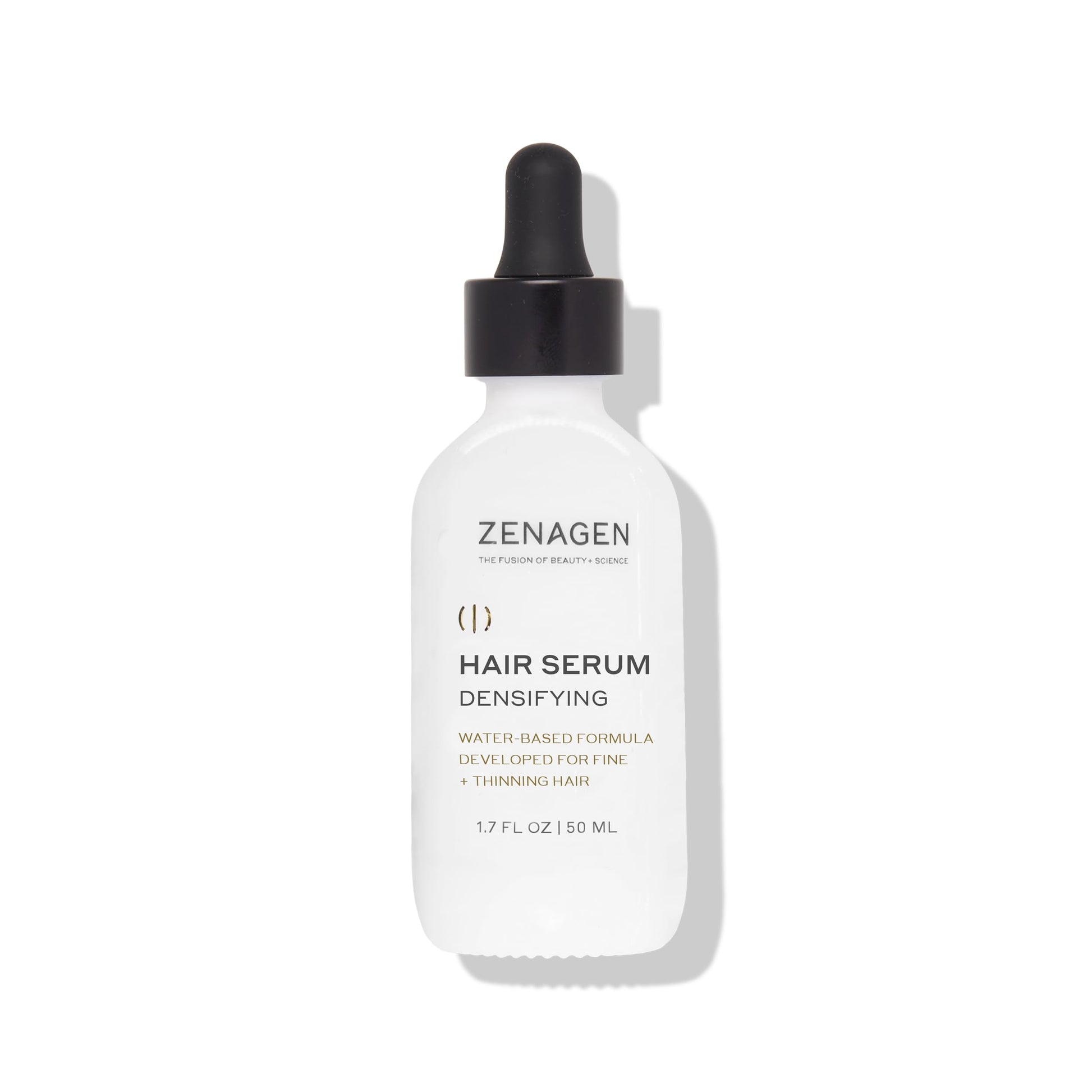 White Smoke ZENAGEN Densifying Hair Serum for Fine + Thinning Hair | Boosts Hair Density, Strengthens & Nourishes Hair Follicles, Non-Greasy Water-Based Formula, Plant-Based, Vegan, All Hair Types, 1.7 oz
