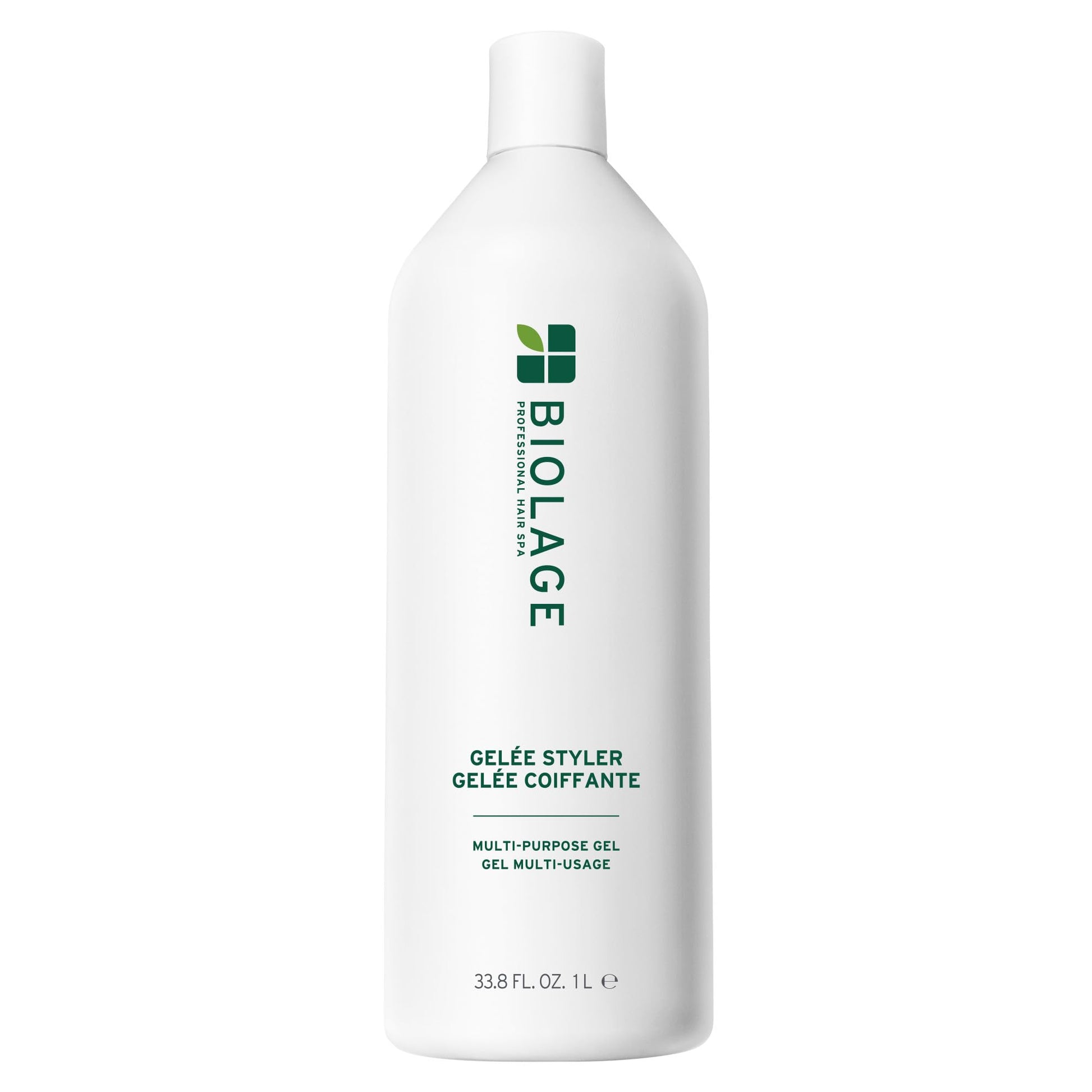 White Smoke Biolage Styling Gelée - Firm Hold, Adds Shine & Controls Frizz, Gel Styler, For All Hair Types, Vegan & Cruelty-Free, 33.8 Fl Oz, Packaging may vary