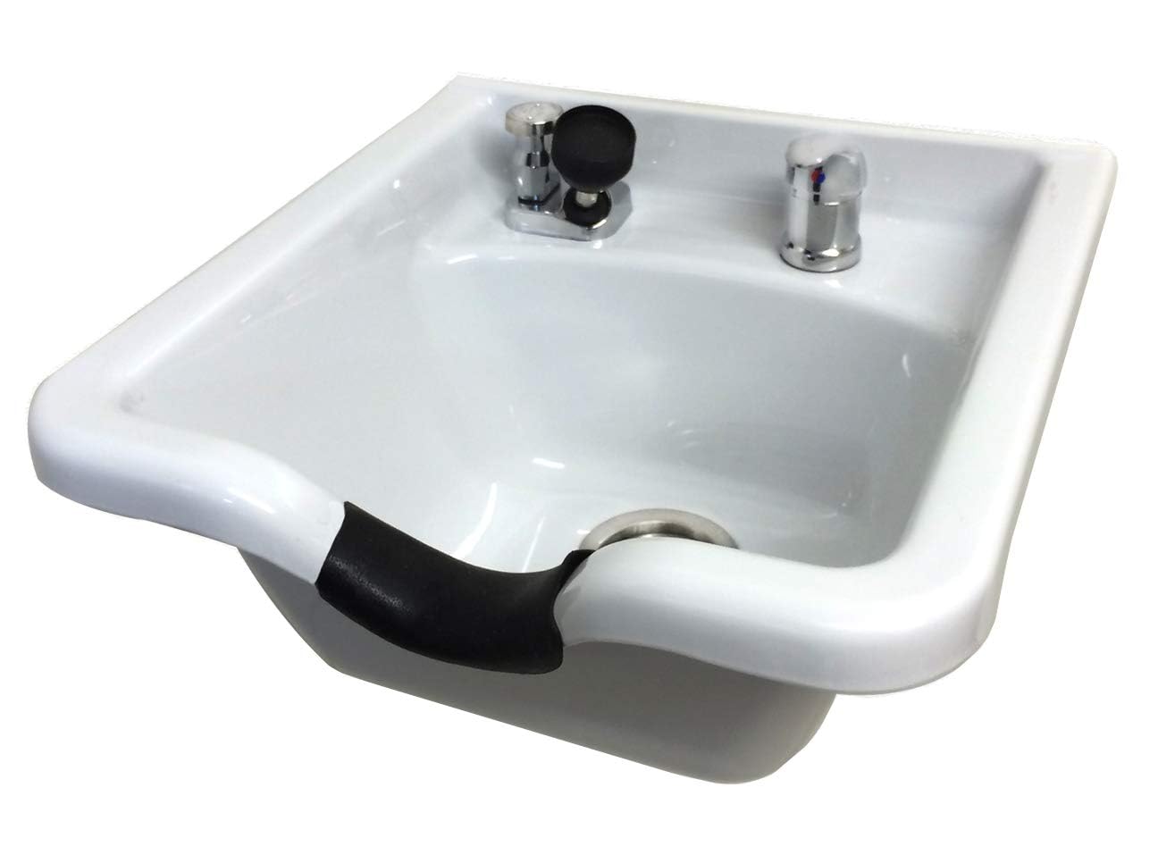 White Smoke White Square CERAMIC Wall Mounted Beauty Salon Shampoo Bowl MSR-W41W